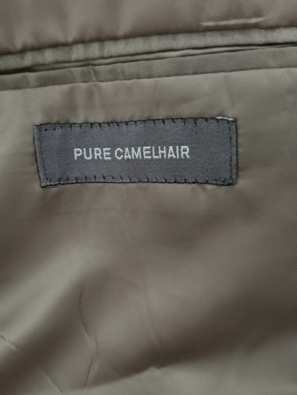 Today's Man Classic Collection Pure Camel Hair Single Breasted Blazer Size 42R